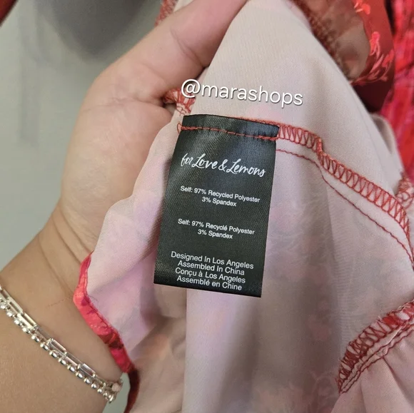 For Love & Lemons Alia Mini Floral Dress - Picture 7 of 8